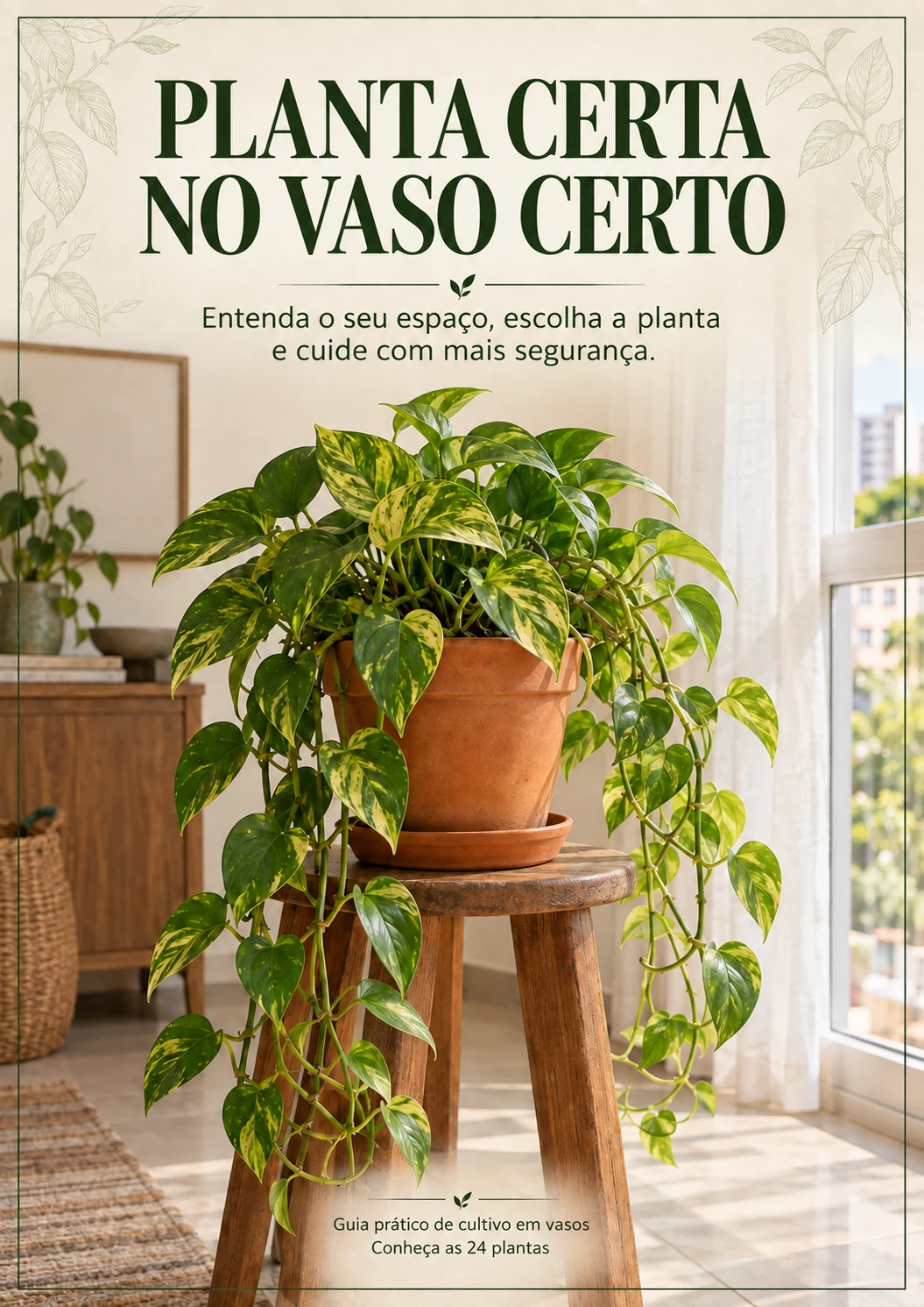Página real do guia Planta Certa no Vaso Certo